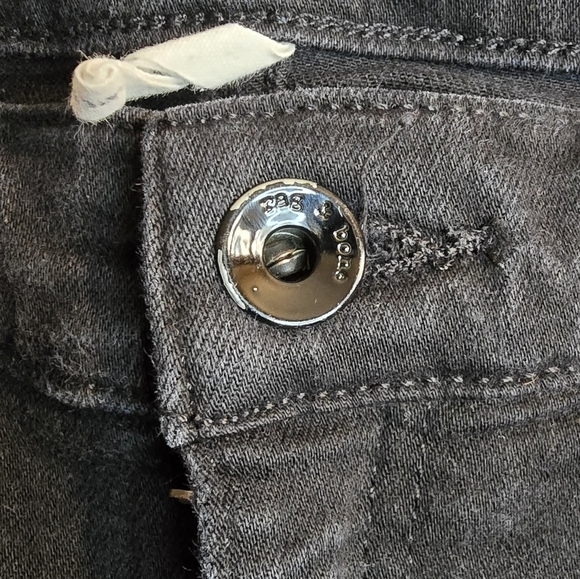 Rag And Bone Cate Mid-rise Ankle Skinny Black Jeans Womans Size 28 - Picture 7 of 7